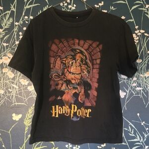 Vtg Harry Potter Warner Bros. Black Short Sleeve Tee